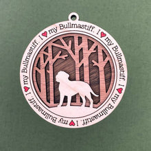 Load image into Gallery viewer, Share the love for our furry friends with these beautiful dog ornaments!  250 Breeds available.  Send us the name you'd like personalized on it & we'll add it to your ornament.