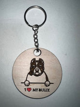 Load image into Gallery viewer, Show everyone how much you love you dog with these adorable I Love My Dog Keychains!  Proudly display your pet everywhere you go.  Makes a great gift for the pet lover in your life.