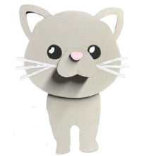 Load image into Gallery viewer, Let his adorable little kitty keep your eyeglasses safe while you sleep. Glasses rest across the cat's nose. These Eyeglass holders are a MUST for children & adults alike. Keep your glasses safe from scratches. Also makes a great gift!