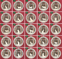 Load image into Gallery viewer, Share the love for our furry friends with these beautiful cat ornaments!  100 different options available.  Send us the name you'd like personalized on it & we'll add it to your ornament.  Our standard background is the trees with the cardinal in them.  If you'd like a different background, please contact us.