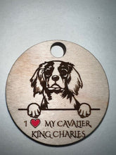Load image into Gallery viewer, Show everyone how much you love you dog with these adorable I Love My Dog Keychains!  Proudly display your pet everywhere you go.  Makes a great gift for the pet lover in your life.