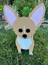Load image into Gallery viewer, Chihuahua - Long Haired Dog Planter Box decor