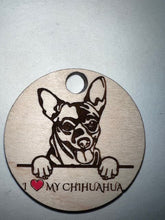 Load image into Gallery viewer, Show everyone how much you love you dog with these adorable I Love My Dog Keychains!  Proudly display your pet everywhere you go.  Makes a great gift for the pet lover in your life.
