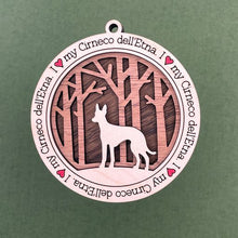 Load image into Gallery viewer, Share the love for our furry friends with these beautiful dog ornaments!  250 Breeds available.  Send us the name you'd like personalized on it & we'll add it to your ornament.