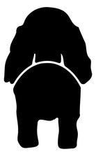 Load image into Gallery viewer, Super cute, customizable leash holder.  Custom laser cut & painted.  Add your dog's name & type (see photos) to personalize your sign!