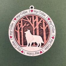 Load image into Gallery viewer, Share the love for our furry friends with these beautiful dog ornaments!  250 Breeds available.  Send us the name you'd like personalized on it & we'll add it to your ornament.
