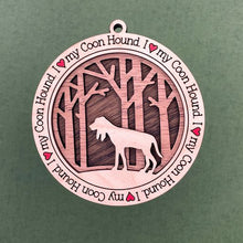 Load image into Gallery viewer, Share the love for our furry friends with these beautiful dog ornaments!  250 Breeds available.  Send us the name you'd like personalized on it & we'll add it to your ornament.