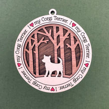 Load image into Gallery viewer, Share the love for our furry friends with these beautiful dog ornaments!  250 Breeds available.  Send us the name you'd like personalized on it & we'll add it to your ornament.