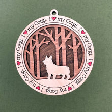 Load image into Gallery viewer, Share the love for our furry friends with these beautiful dog ornaments!  250 Breeds available.  Send us the name you'd like personalized on it & we'll add it to your ornament.