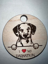 Load image into Gallery viewer, Show everyone how much you love you dog with these adorable I Love My Dog Keychains!  Proudly display your pet everywhere you go.  Makes a great gift for the pet lover in your life.