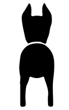 Load image into Gallery viewer, Super cute, customizable leash holder.  Custom laser cut & painted.  Add your dog's name & type (see photos) to personalize your sign!