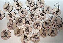 Load image into Gallery viewer, Show everyone how much you love you dog with these adorable I Love My Dog Keychains!  Proudly display your pet everywhere you go.  Makes a great gift for the pet lover in your life.