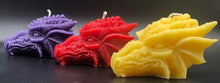 Load image into Gallery viewer, Amazing Dragon Head Beeswax Candle. Incredibly detailed dragons head takes you right back to the Game of Thrones movie.