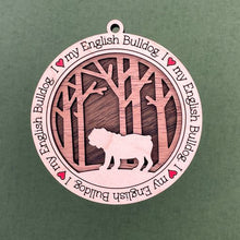 Load image into Gallery viewer, Share the love for our furry friends with these beautiful dog ornaments!  250 Breeds available.  Send us the name you'd like personalized on it & we'll add it to your ornament.