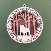 Load image into Gallery viewer, Share the love for our furry friends with these beautiful dog ornaments!  250 Breeds available.  Send us the name you'd like personalized on it & we'll add it to your ornament.
