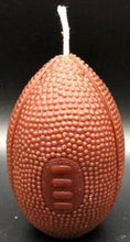 Load image into Gallery viewer, This Football Beeswax Candle makes a great gift for all the football fans in your life. Super Bowl parties wouldn't be complete without our Football Beeswax Candle to decorate for the big event!