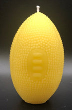 Load image into Gallery viewer, This Football Beeswax Candle makes a great gift for all the football fans in your life. Super Bowl parties wouldn't be complete without our Football Beeswax Candle to decorate for the big event!