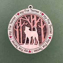 Load image into Gallery viewer, Share the love for our furry friends with these beautiful dog ornaments!  250 Breeds available.  Send us the name you'd like personalized on it & we'll add it to your ornament.