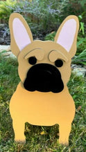 Load image into Gallery viewer, Let this adorable French Bulldog 'Frenchie' Dog Planter help welcome guests to your home.  Custom dog tags with your dogs name also available (see our dog tag listing to add this to your order).  Great gift for the dog lovers in your life!