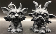 Load image into Gallery viewer, These amazing Gargoyle Beeswax Candles will thrill any gargoyle fan in your life.  Many considered gargoyles the spiritual protectors of churches as well, scaring off demons and evil spirits.  Makes a great addition to Halloween or Gothic decor.  Available in 2 styles.