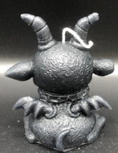 Load image into Gallery viewer, These amazing Gargoyle Beeswax Candles will thrill any gargoyle fan in your life.  Many considered gargoyles the spiritual protectors of churches as well, scaring off demons and evil spirits.  Makes a great addition to Halloween or Gothic decor.  Available in 2 styles.