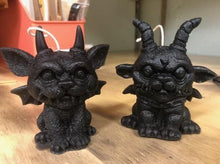 Load image into Gallery viewer, These amazing Gargoyle Beeswax Candles will thrill any gargoyle fan in your life.  Many considered gargoyles the spiritual protectors of churches as well, scaring off demons and evil spirits.  Makes a great addition to Halloween or Gothic decor.  Available in 2 styles.