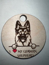 Load image into Gallery viewer, Show everyone how much you love you dog with these adorable I Love My Dog Keychains!  Proudly display your pet everywhere you go.  Makes a great gift for the pet lover in your life.