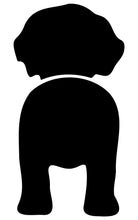 Load image into Gallery viewer, Super cute, customizable leash holder.  Custom laser cut & painted.  Add your dog's name & type (see photos) to personalize your sign!