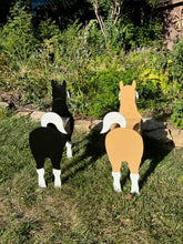 Load image into Gallery viewer, Let this adorable Horse Planter help welcome guests to your home.  Custom dog tags with your dogs name also available (see our dog tag listing to add this to your order).  Great gift for the dog lovers in your life!