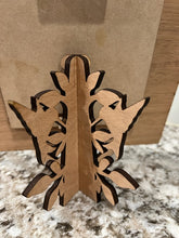 Load image into Gallery viewer, Beautiful hummingbirds adorn the sides of this easel, nested in a leaf design. Perfect for displaying your precious photos & signs.