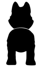 Load image into Gallery viewer, Super cute, customizable leash holder.  Custom laser cut & painted.  Add your dog's name & type (see photos) to personalize your sign!