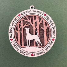 Load image into Gallery viewer, Share the love for our furry friends with these beautiful dog ornaments!  250 Breeds available.  Send us the name you'd like personalized on it & we'll add it to your ornament.