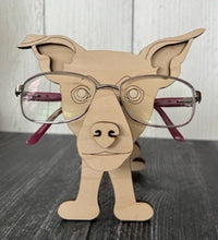 Load image into Gallery viewer, Let his adorable little dog keep your eyeglasses safe while you sleep.  Glasses rest across the dog&#39;s nose.  These Eyeglass holders are a MUST for children &amp; adults alike.  Keep your glasses safe from scratches.  Also makes a great gift!
