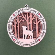 Load image into Gallery viewer, Share the love for our furry friends with these beautiful dog ornaments!  250 Breeds available.  Send us the name you'd like personalized on it & we'll add it to your ornament.