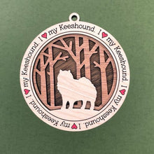 Load image into Gallery viewer, Share the love for our furry friends with these beautiful dog ornaments!  250 Breeds available.  Send us the name you'd like personalized on it & we'll add it to your ornament.
