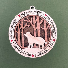 Load image into Gallery viewer, Share the love for our furry friends with these beautiful dog ornaments!  250 Breeds available.  Send us the name you'd like personalized on it & we'll add it to your ornament.