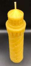 Load image into Gallery viewer, Evoke the beauty of the beach all year long with my 100% beeswax Lighthouse candle. This candle would look great in a nautical themed living space or even a home office. When lit, each candle emits the rich scent of honey and gives off an alluring glow. Perfect as a gift for the beach lover in your life. Bring a bit of the sea to them!