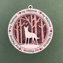 Load image into Gallery viewer, Share the love for our furry friends with these beautiful dog ornaments!  250 Breeds available.  Send us the name you'd like personalized on it & we'll add it to your ornament.