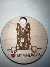 Load image into Gallery viewer, Show everyone how much you love you dog with these adorable I Love My Dog Keychains!  Proudly display your pet everywhere you go.  Makes a great gift for the pet lover in your life.