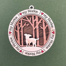 Load image into Gallery viewer, Share the love for our furry friends with these beautiful dog ornaments!  250 Breeds available.  Send us the name you'd like personalized on it & we'll add it to your ornament.