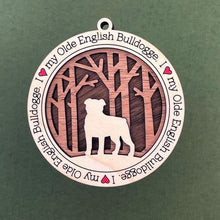 Load image into Gallery viewer, Share the love for our furry friends with these beautiful dog ornaments!  250 Breeds available.  Send us the name you'd like personalized on it & we'll add it to your ornament.