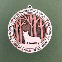 Load image into Gallery viewer, Share the love for our furry friends with these beautiful dog ornaments!  250 Breeds available.  Send us the name you'd like personalized on it & we'll add it to your ornament.
