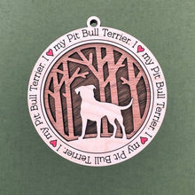 Load image into Gallery viewer, Share the love for our furry friends with these beautiful dog ornaments!  250 Breeds available.  Send us the name you'd like personalized on it & we'll add it to your ornament.