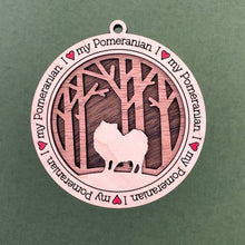 Load image into Gallery viewer, Share the love for our furry friends with these beautiful dog ornaments!  250 Breeds available.  Send us the name you'd like personalized on it & we'll add it to your ornament.