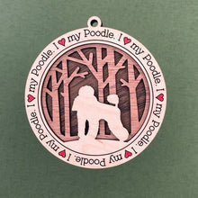 Load image into Gallery viewer, Share the love for our furry friends with these beautiful dog ornaments!  250 Breeds available.  Send us the name you'd like personalized on it & we'll add it to your ornament.