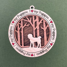 Load image into Gallery viewer, Share the love for our furry friends with these beautiful dog ornaments!  250 Breeds available.  Send us the name you'd like personalized on it & we'll add it to your ornament.