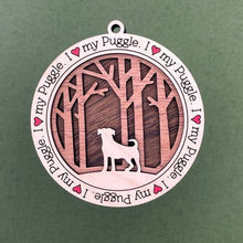 Load image into Gallery viewer, Share the love for our furry friends with these beautiful dog ornaments!  250 Breeds available.  Send us the name you'd like personalized on it & we'll add it to your ornament.
