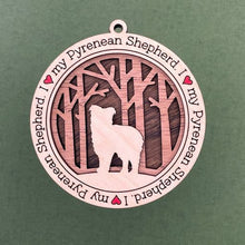 Load image into Gallery viewer, Share the love for our furry friends with these beautiful dog ornaments!  250 Breeds available.  Send us the name you'd like personalized on it & we'll add it to your ornament.