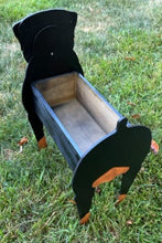 Load image into Gallery viewer, Let this adorable Rottweiler Dog Planter help welcome guests to your home.  Custom dog tags with your dogs name also available (please message us - adds $5 to cost of planter box).  Great gift for the dog lovers in your life!