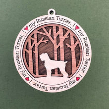 Load image into Gallery viewer, Share the love for our furry friends with these beautiful dog ornaments!  250 Breeds available.  Send us the name you'd like personalized on it & we'll add it to your ornament.